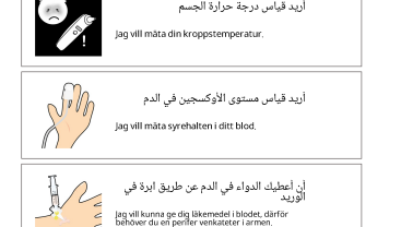 Information till patienten på avdelning